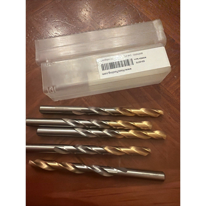 Haas 03-0275 Carbide End Mill Corner Radius .03 TiAlN 5pcs Set New by Price Is Right Miami