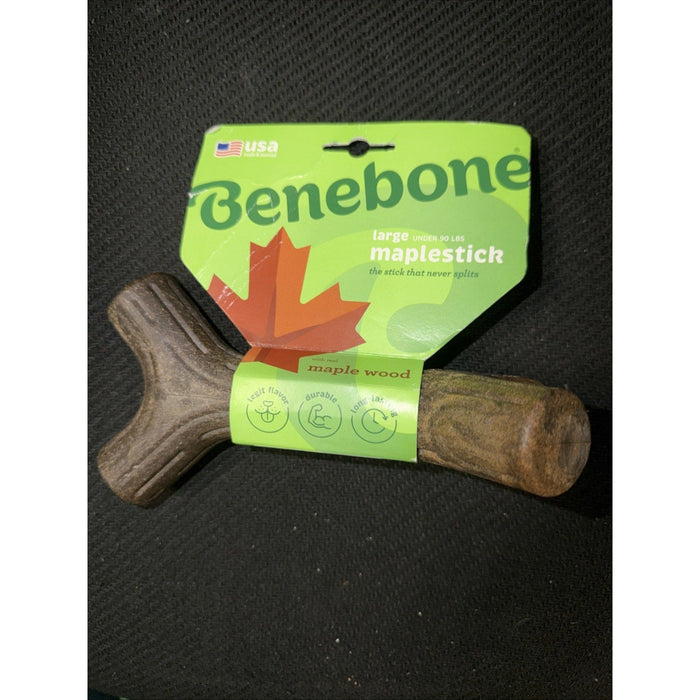 Benebone Maplestick Durable Dog Chew Toy, Large by Price Is Right Miami