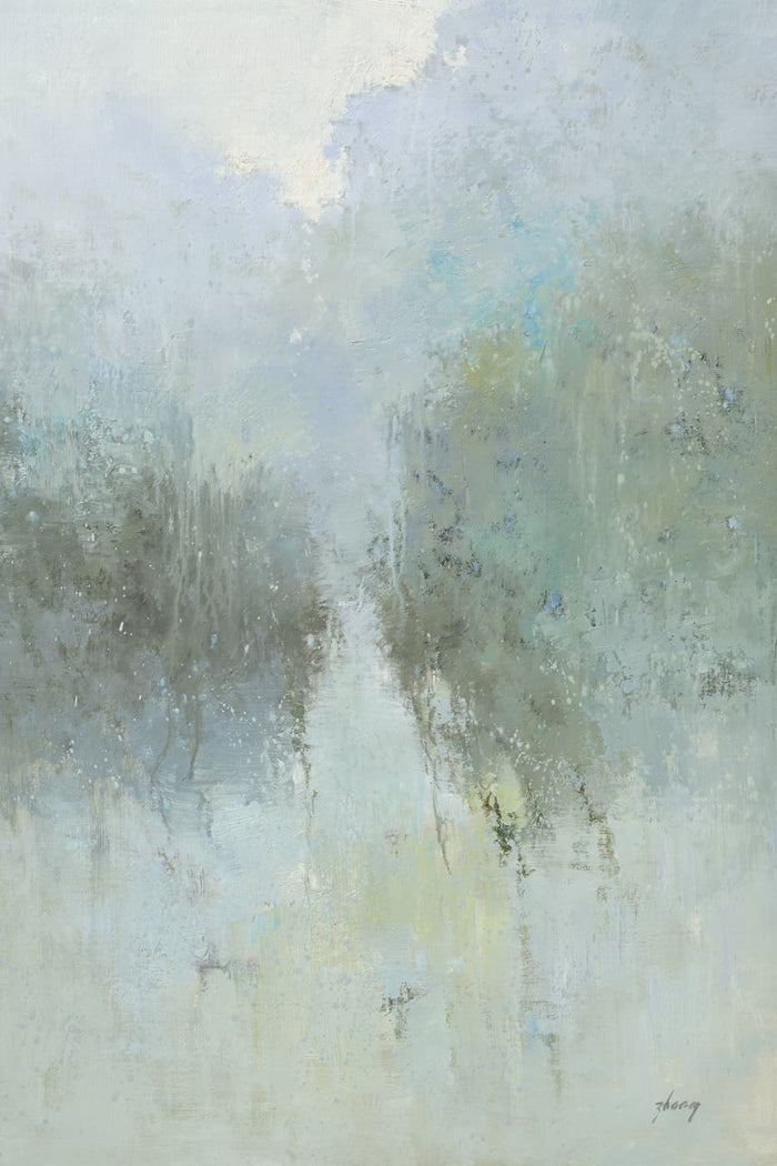 Original Oil Painting of Modern Landscape by Nava Beauty