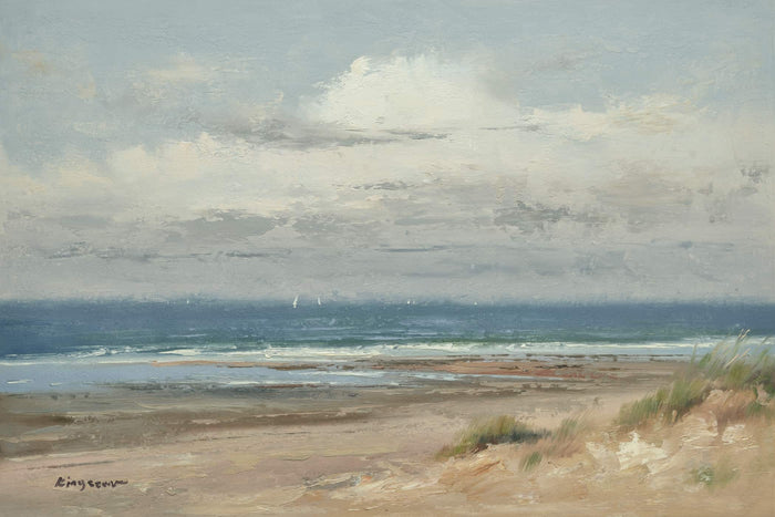 Original Oil Painting of Beach by Nava Beauty