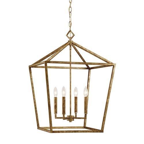 Millennium Lighting 4 Light Pendant, Vintage Gold - 3254-VG by Vanessa Jane