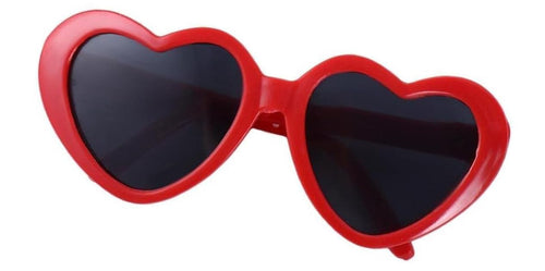 Red Pet Sunglasses Cute Pet Dog Sunglasses Cat Glasses Heart Sun Flower Glasses for Small Dogs Cat Accessories Photos Props Pets Party Decor Dog Sunglasses 1 Pc