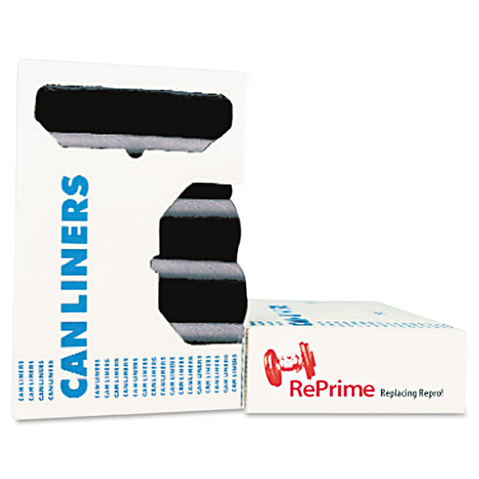 AccuFit Linear Low Density Can Liners with AccuFit Sizing, 32 gal, 0.9 mil, 33" x 44", Black, 100/Carton