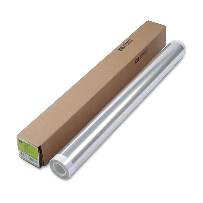 HP DesignJet Large Format Paper for Inkjet Prints, 5 mil, 36" x 75 ft, Clear