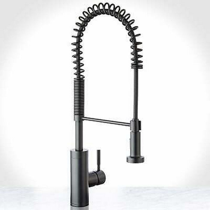 Miseno Mk281a Professional Series Pre-Rinse Kitchen Faucet, Flat Black by Vanessa Jane