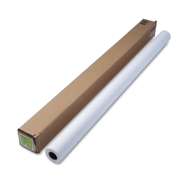 HP DesignJet Large Format Paper for Inkjet Prints, 60" x 100 ft, Coated White