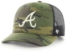 47 Atlanta Braves Camo Snapback Adjustable Trucker Hat by I-Max Fashions