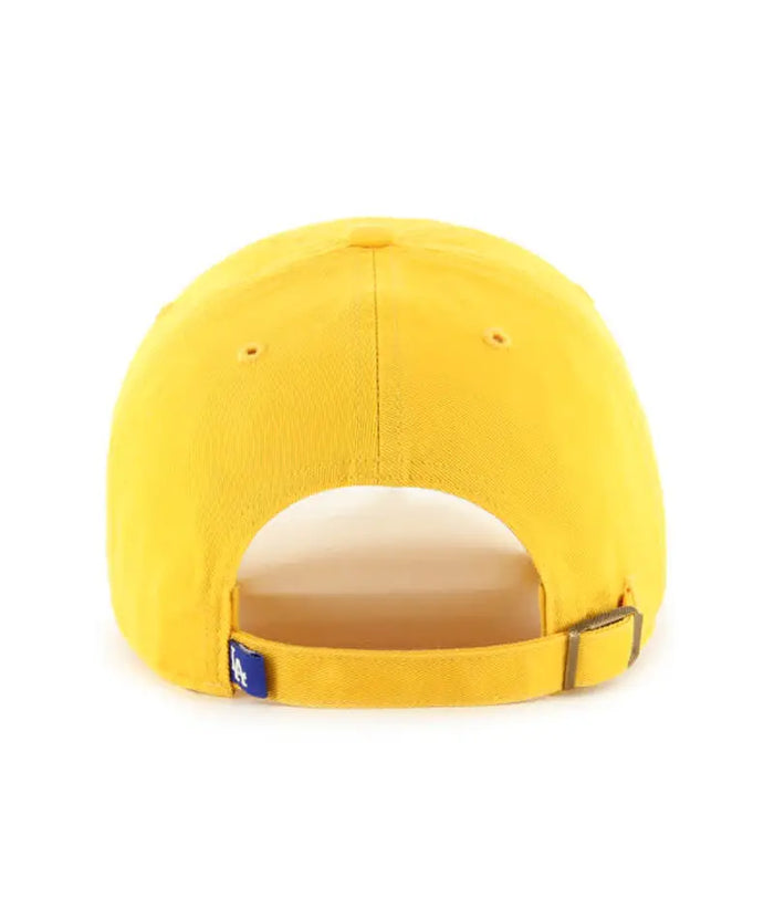 47 Brand Los Angeles Dodgers Clean Up Baseball Cap, Yello Gold, One Size by I-Max Fashions