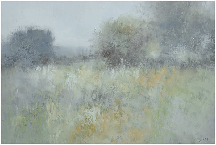 Original Oil Painting of Landscape with trees by Nava Beauty