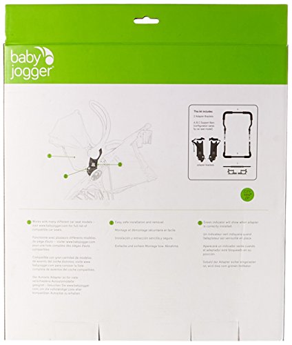 Baby Jogger Car Seat Adapter for Chicco/Peg Perego Black by Vanessa Jane
