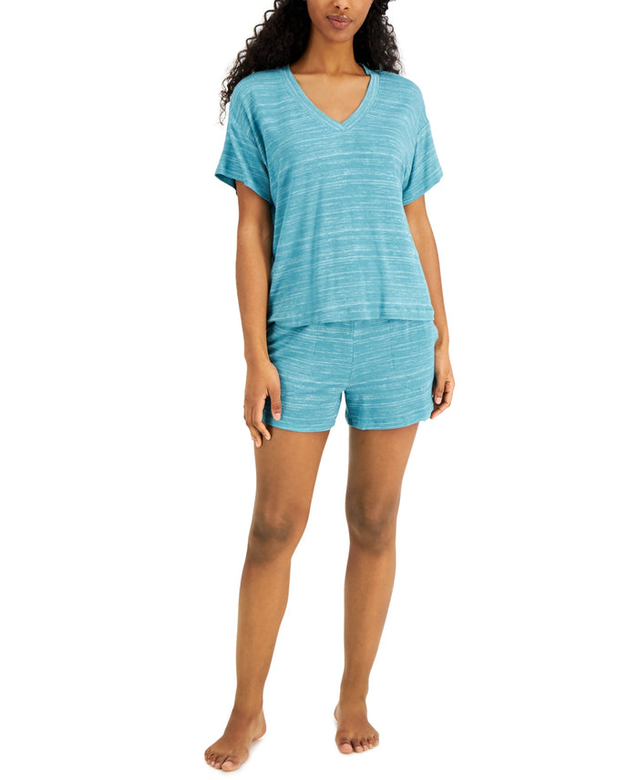 Alfani V-Neck and Shorts 2-Pc. Set by Vanessa Jane