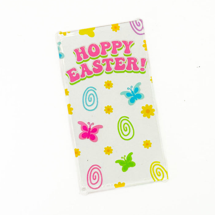 Hoppy Easter 4x6 Glass Window made using LEGO part - B3 Customs by B3 Customs