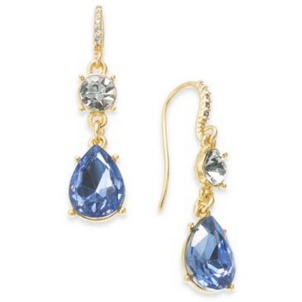 Charter Club Crystal and Stone Drop Earrings by Vanessa Jane