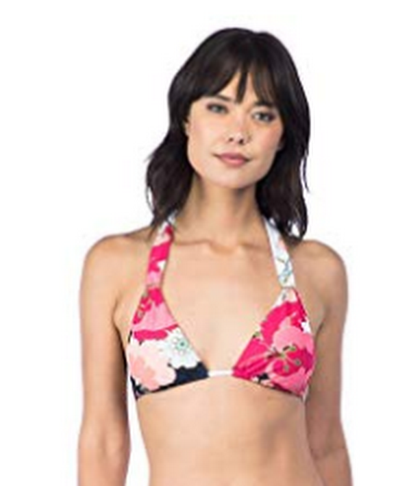 Trina Turk Women’s Royal Botanical Sliding Halter Top, Multicolor, Size 8 by Vanessa Jane