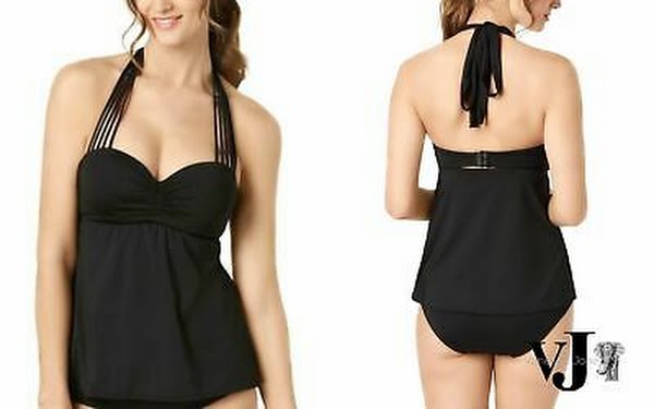 Coco Reef Womens Tankini Top Swimsuit With Convertible Neckline by Vanessa Jane