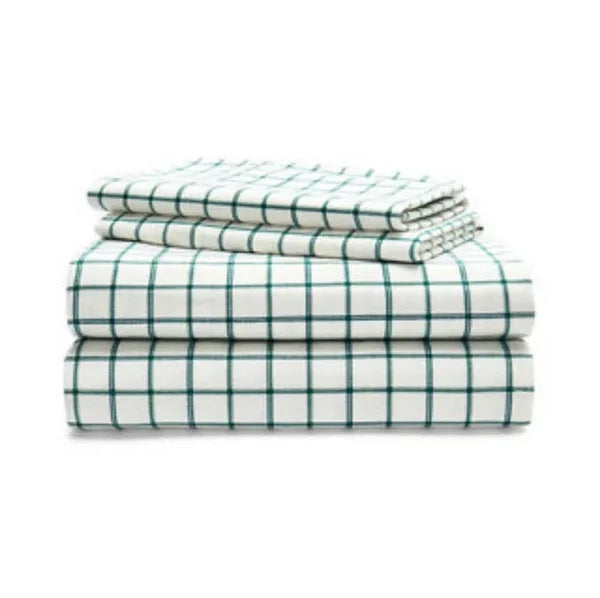 Lauren Ralph Lauren Millerton Plaid Flannel 4 PC. Sheet Set, Twin Bedding by Vanessa Jane