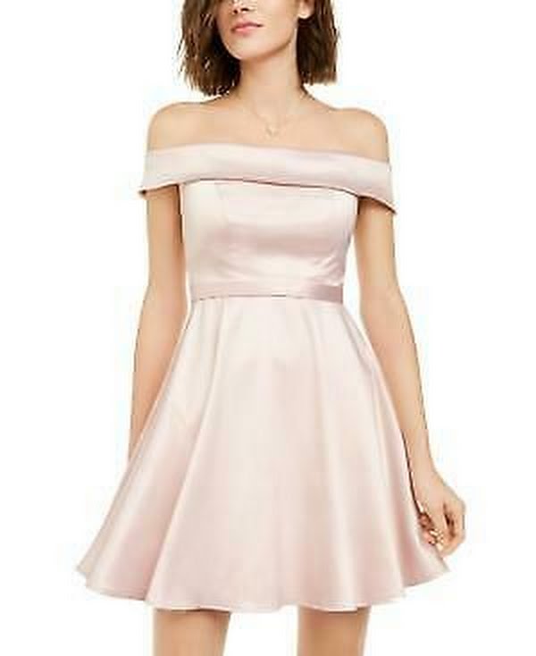 Sequin Hearts Womens Zippered Short Sleeve Dress, Size 13 by Vanessa Jane