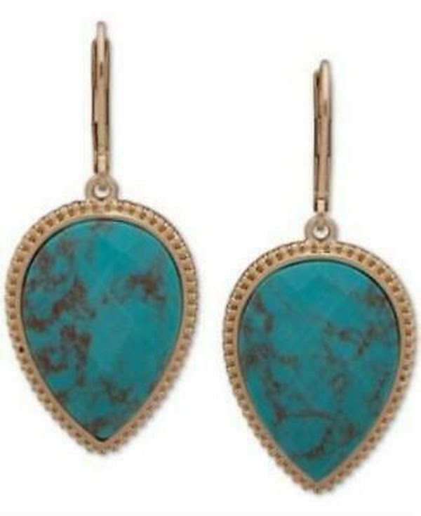 Lonna & Lilly Gold-Tone Stone Drop Earrings by Vanessa Jane