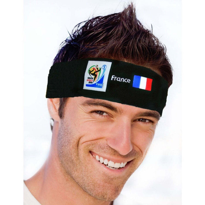 France World Cup Soccer Headband 50-Count Case Pack – Official FIFA Licensed Retro Fan Gear by Price Is Right Miami
