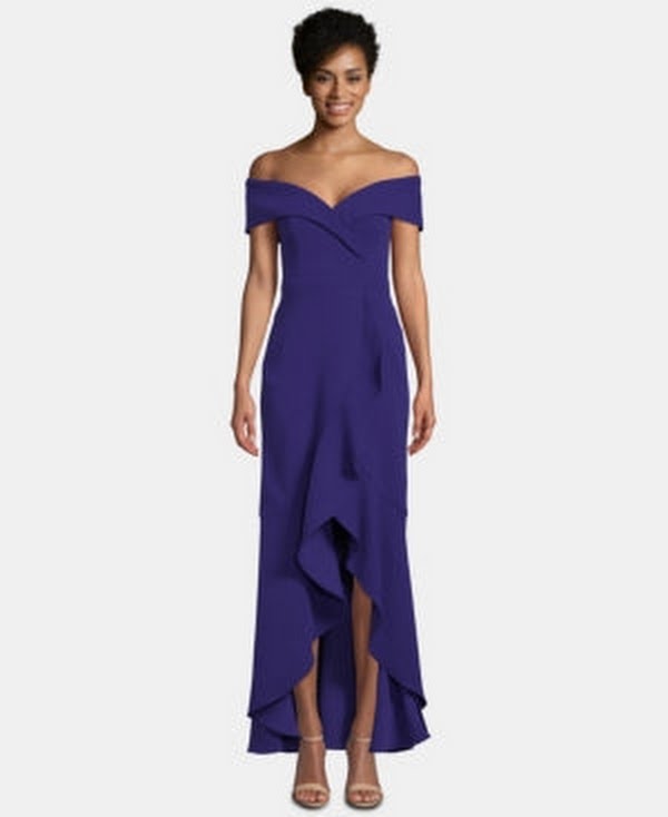 Xscape Womens Knit Ot Evening Dress, Size 2 by Vanessa Jane
