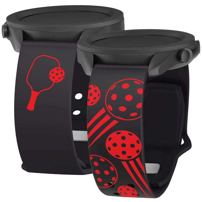 Pickleball HD Watchband for Samsung, Garmin, Fossil, and More by Affinity Bands