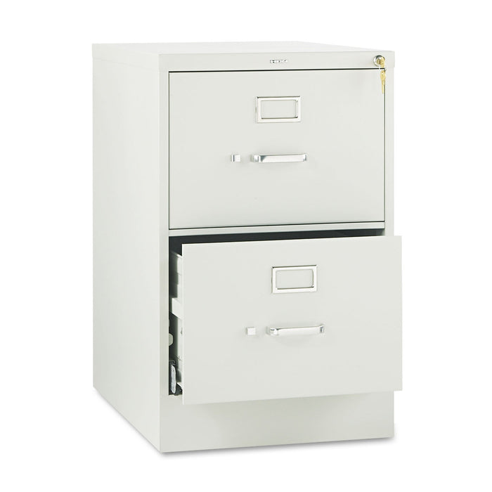 HON 510 Series Vertical File, 2 Legal-Size File Drawers, Light Gray, 18.25" x 25" x 29"