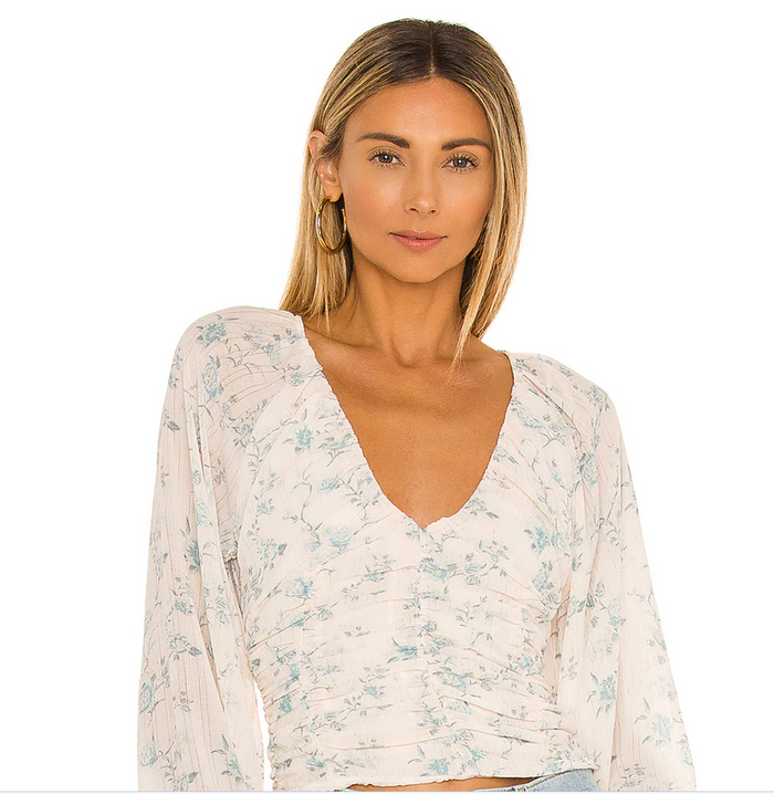 Free People Womens Final Rose Blouse by Vanessa Jane