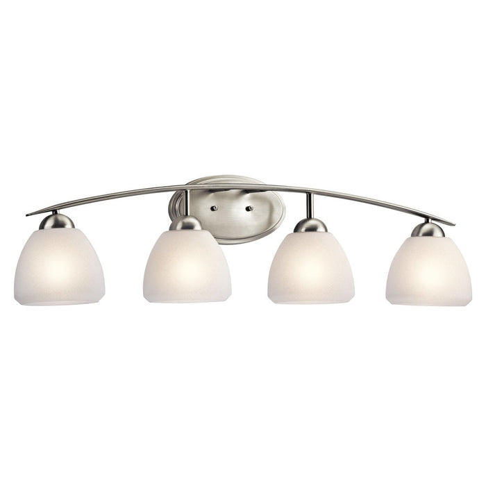 Kichler 45120NI Calleigh Bath 4-Light, Brushed Nickel by Vanessa Jane