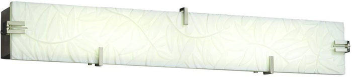Justice Design Group Porcelina Collection LED Bath Bar, Brushed Nickel by Vanessa Jane