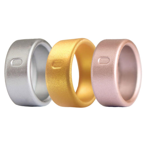 Metallic Silicone Smart Ring Cover 6-Pack – Fits Oura Ring Gen 4/3, Samsung Galaxy Ring, RingConn | Gold, Silver, Rose Gold