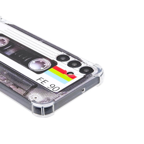 Phone Case Compatible with Galaxy A15 5G,80s Type Music Cassette Soft TPU Cover