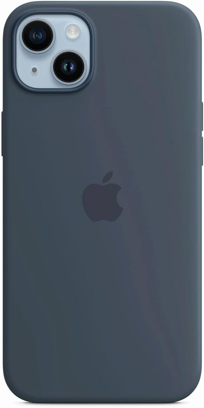 Silicone Case with MagSafe for iPhone 14 Plus Storm Blue by Merch Section