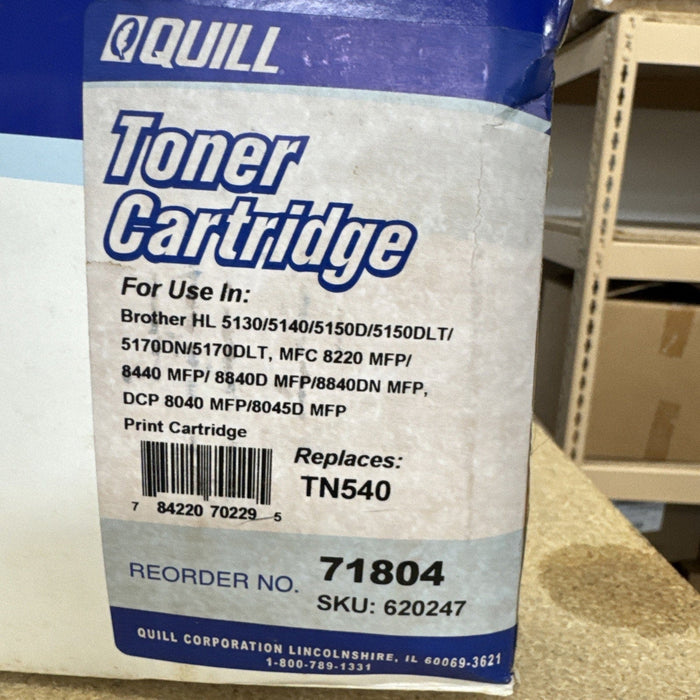 Quill 71804 Black Toner Cartridge (Replaces Brother TN-540) by Price Is Right Miami