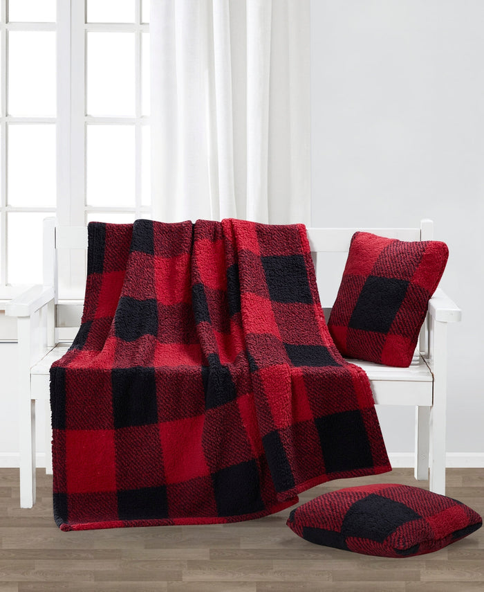 Artemis Holiday Decorative Pillows and Throw 3-Pc. Set, Throw 50 X 60 & Decora by Vanessa Jane