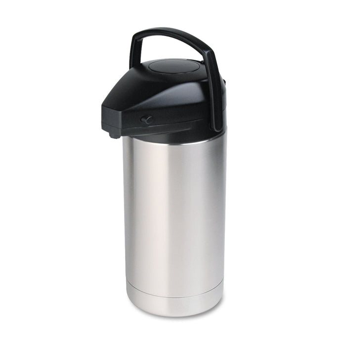 Hormel Commercial Grade Jumbo Airpot, 3.5 L Capacity, Stainless Steel/Black