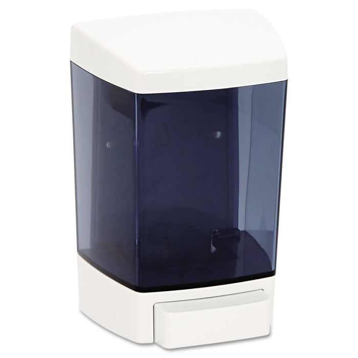 Impact ClearVu Plastic Soap Dispenser, 46 oz, 5.5 x 4.25 x 8.5, White