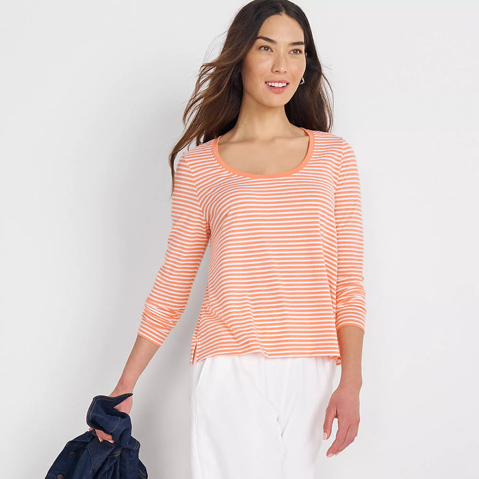Lands End Womens Power Performance Long Sleeve Scoopneck Tee, XL by Vanessa Jane