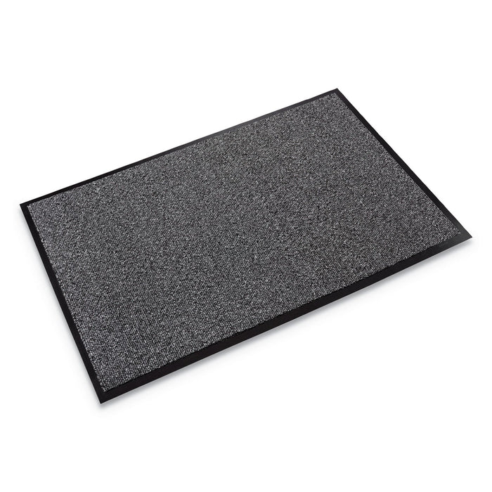 Crown Walk-A-Way Indoor Wiper Mat, Olefin, 48 x 72, Gray