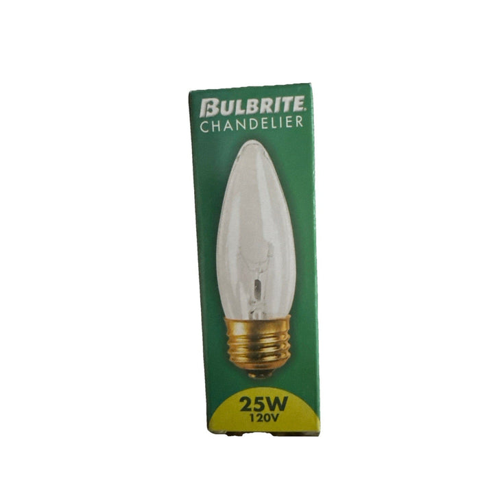 Bulbrite Chandelier 25W 120V Clear Torpedo Standard Base by Price Is Right Miami