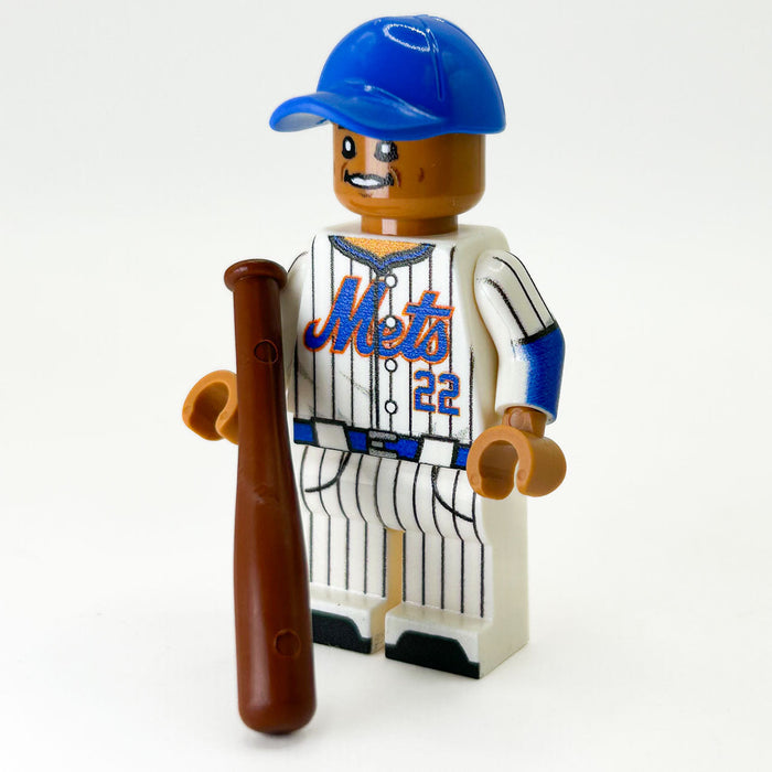 Soto NY #22 Baseball Player Minifig made using LEGO parts - B3 Customs by B3 Customs