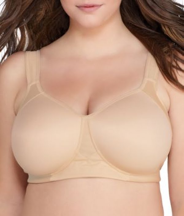 Vanity Fair Full-Figure Wireless Sports Bra 71500 - Damask Neutral by Vanessa Jane