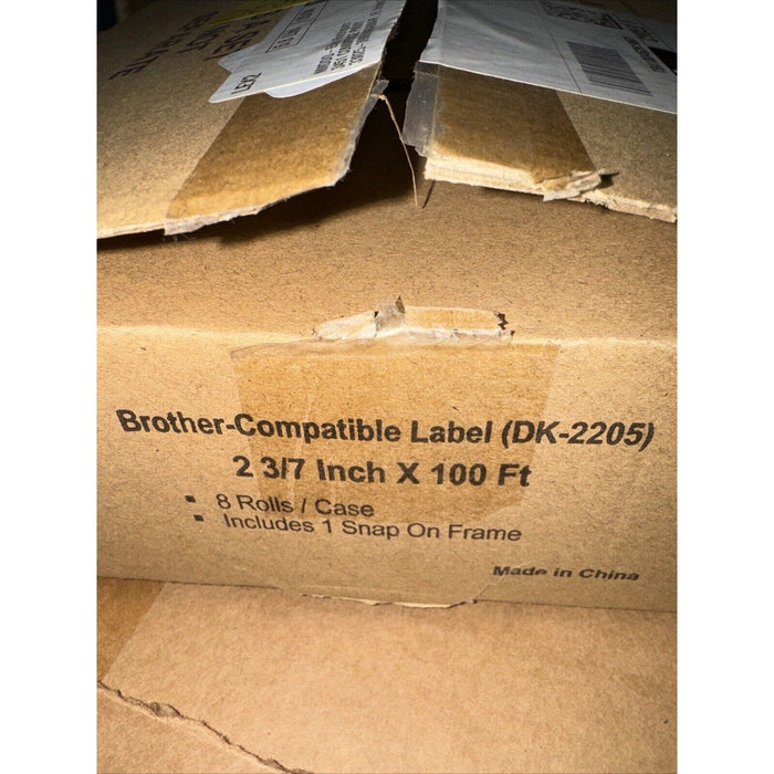 8 Roll CONTINUOUS Label Compatible for Brother DK2205 DK-2205 QL-500 QL-700 710W by Price Is Right Miami