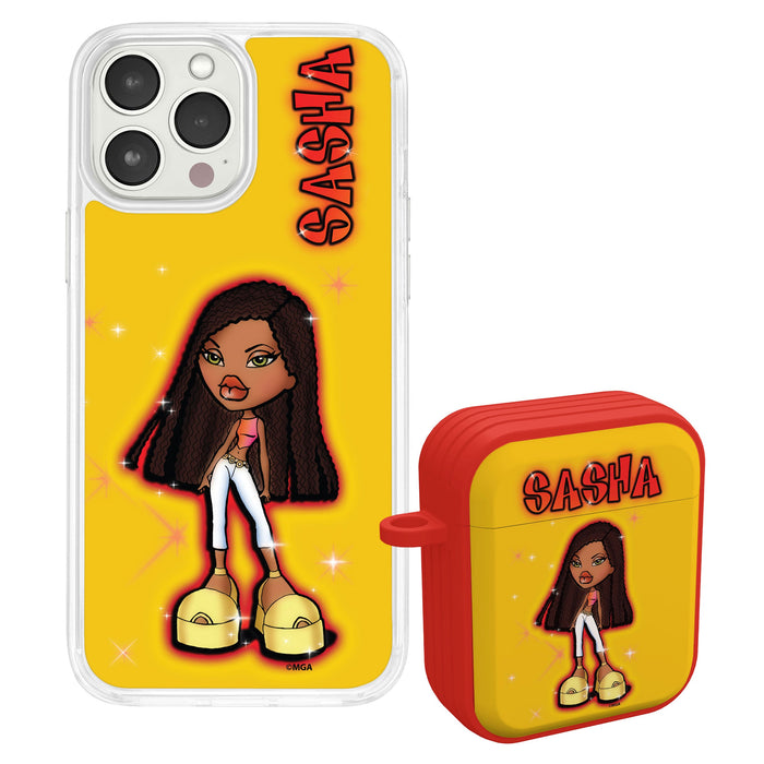 Bratz® Passion For Fashion HD Apple iPhone 12 Mag-Safe Phone Case and AirPods Gen 1 & 2 Combo Package by Affinity Bands