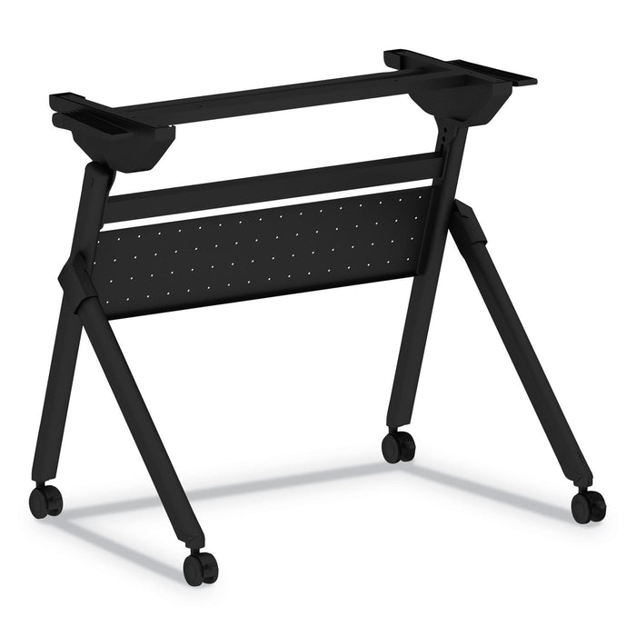 Alera Flip and Nest Table Base, 32.25w x 23.63d x 28.5h, Black
