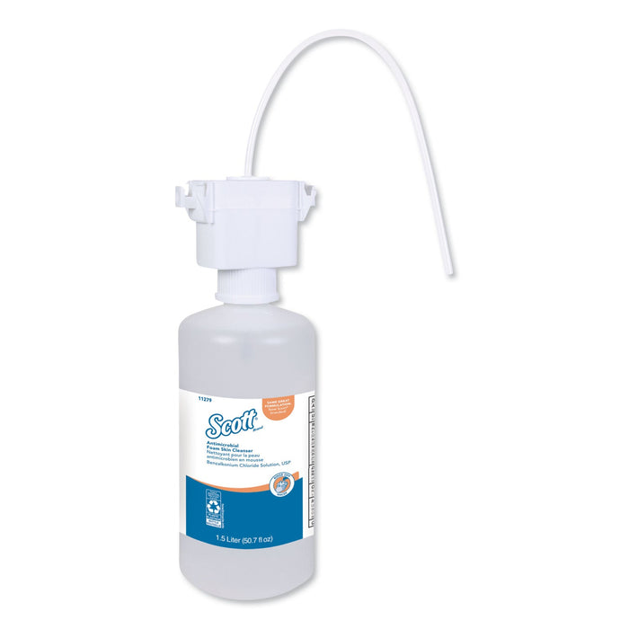 Scott Control Antimicrobial Foam Skin Cleanser, Unscented, 1,500 mL Refill, 2/Carton