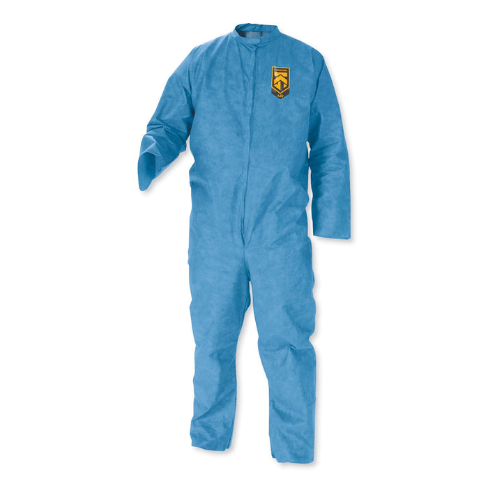 KleenGuard A20 Breathable Particle Protection Coveralls, Medium, Blue, 24/Carton
