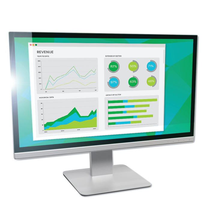 3M Antiglare Frameless Filter for 21.5" Widescreen Monitor, 16:9 Aspect Ratio