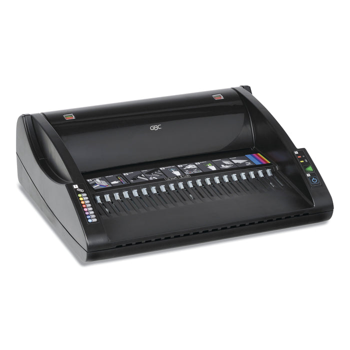 GBC CombBind C110E Electric Binding Machine, 330 Sheets, 15.44 x 12.38 x 4.78, Black