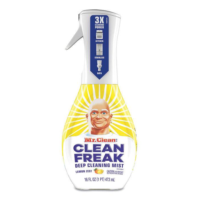 Mr. Clean Clean Freak Deep Cleaning Mist Multi-Surface Spray, Lemon, 16 oz Spray Bottle