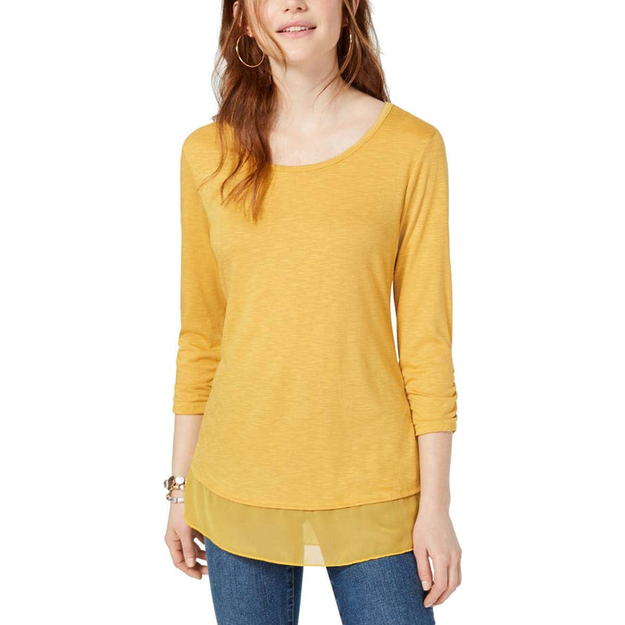 Style & Co Chiffon-Hem Top, Size XXL by Vanessa Jane